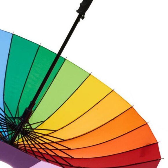 Variety To Go 24K Large Rainbow Umbrella (Straight Handle) - Picture 3 of 10